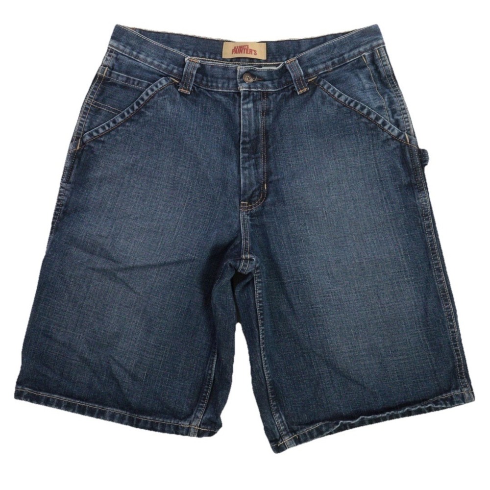 Vintage Old Navy Shorts Denim Carpenter Painter Workwear Y2K Baggy Men 33 EUC